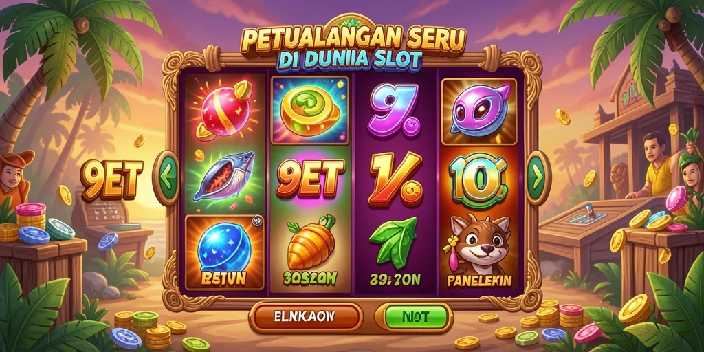 Gameplay menarik dengan beragam tema di 9ET.