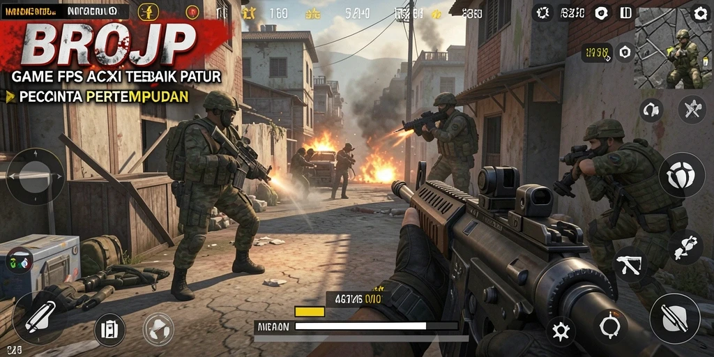 Tampilan menarik dari gameplay <strong>BROJP</strong> dengan aksi pertempuran yang seru.