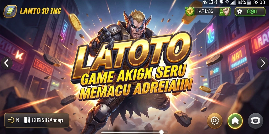 Gameplay seru dari LATOTO yang memacu adrenalin.