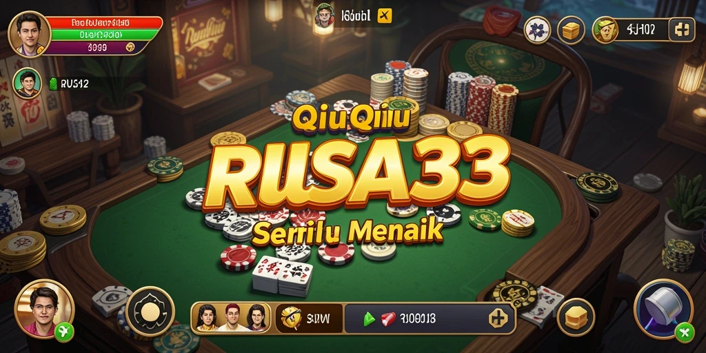 Screenshot menampilkan gameplay seru QiuQiu di RUSA33.