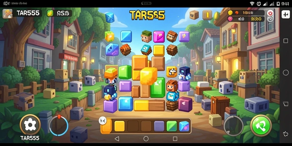 Tampilan gameplay TAR555 menunjukkan tantangan teka-teki yang menarik.